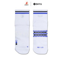 SHYU - Quarter Crew - White - Indigo - Black